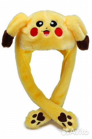 Шапка с подвижными ушами