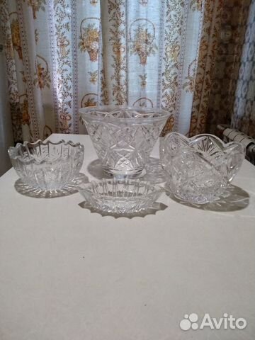 Хрустальная посуда СССР