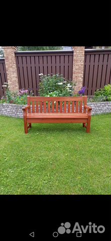Скамейка садовая деревянная
