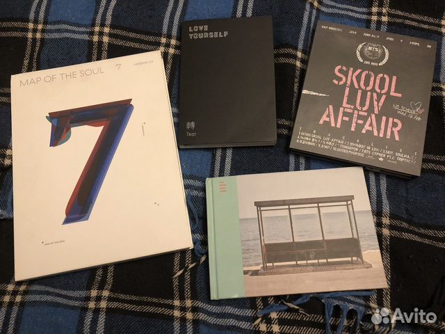 Альбомы BTS с оригинальными картами