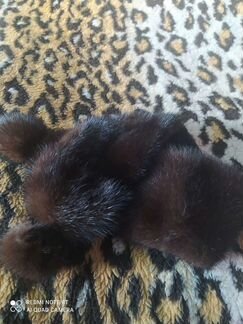 Норковую повязка на голову