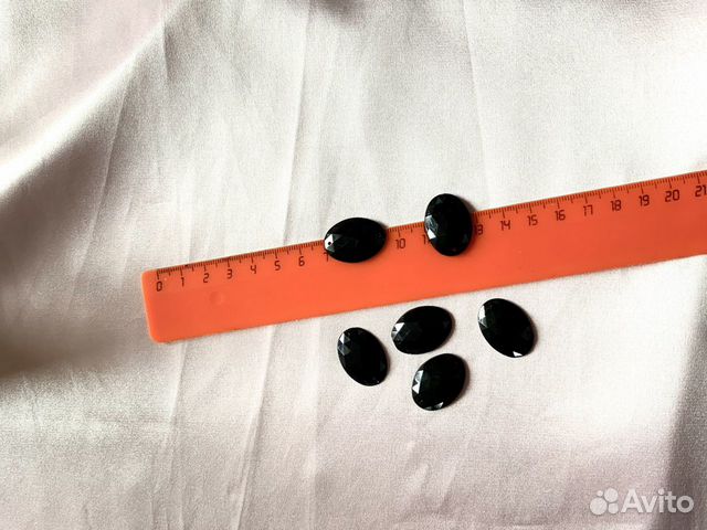 Стеклярус рифленый пришивной