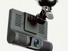 Видеорегистратор с 3 камерами FuII HD 1080Р 170 гр