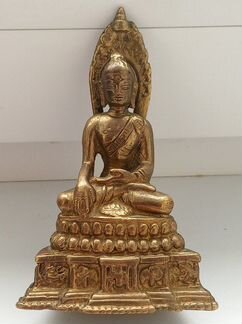 Бронзовая статуэтка. Будда. оригинал