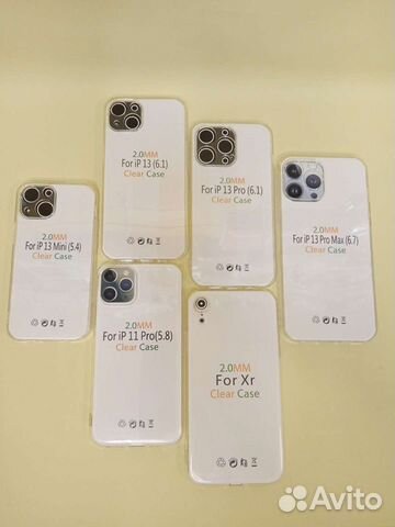 Прозрачные чехлы для iPhone с защитой камеры