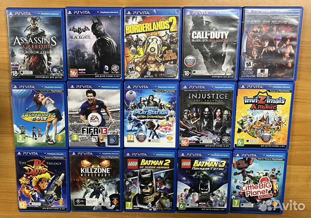 Игры для портативной приставки PS Vita
