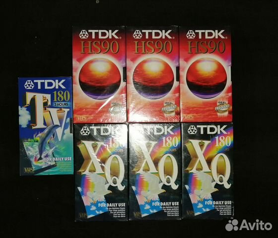 Видеокассеты новые TDK 180