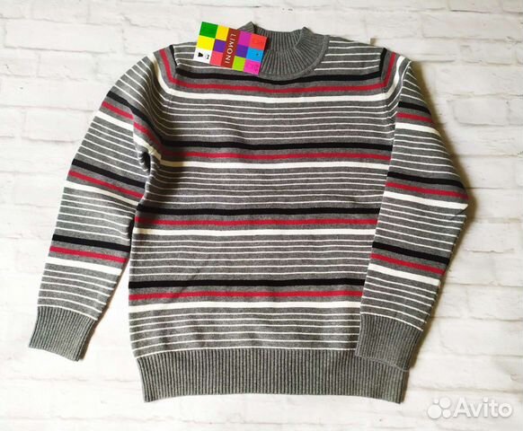 Хлопковый новый свитер