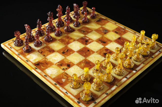 Янтарные Шахматы. Шахматы. Янтарь. 