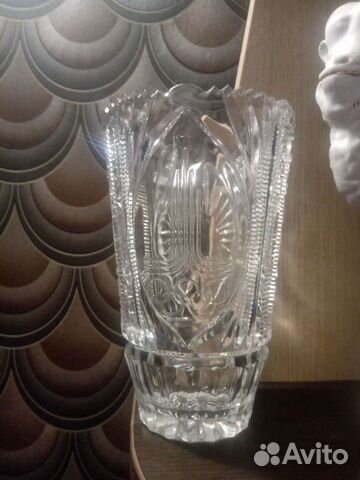 Хрустальная ваза Олимпиада 80