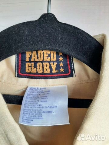 Мужская рубашка США Faded Glory Р.L