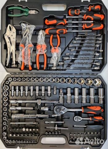Набор инструментов для авто 131 элемент