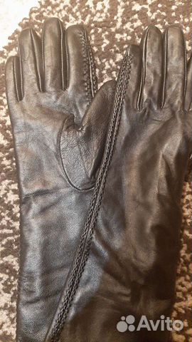 Перчатки кожаные
