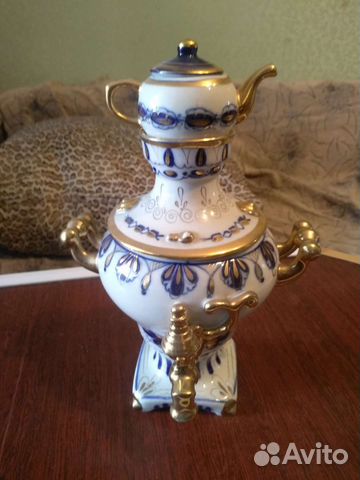 Самовар фарфоровый