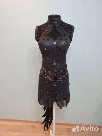 Платье для бальных танцев ю2 латина, молодёжь