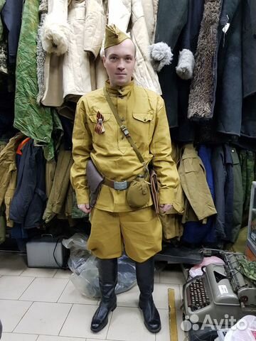 Гимнастерка реплика солдатской гимнастерки