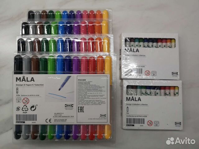 IKEA mola Икеа мола фломастеры