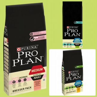 Pro Plan большие мешки 18кг собак и щенков Purina