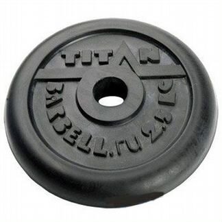 Блин обрезиненный titan Barbell 2,5 кг (d31)