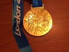 Золотая медаль лои-2012 Лондон с оригинальной лент