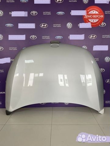 Капот Kia Rio 4 (2017-2020) серебристый