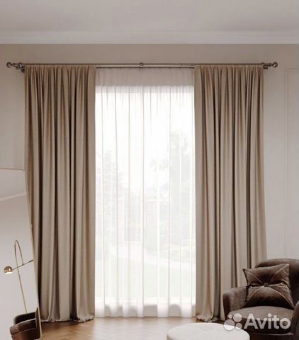 Шторы блэкаут 3* 290 готовые новые