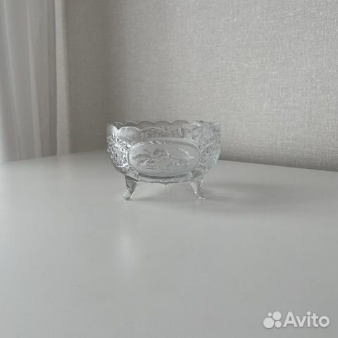 Конфетница хрустальная