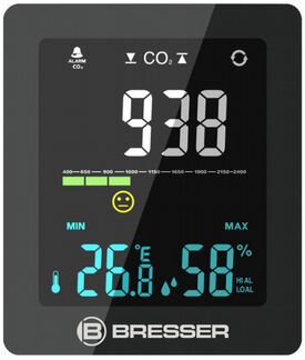 Гигрометр Bresser Air Quality Smile с датчиком CO2