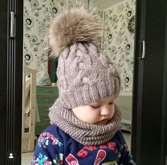 Вязаная шапка