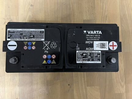 Аккумулятор Varta 105Ah AGM
