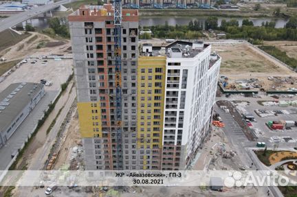 Ход строительства ЖК «Айвазовский City» 3 квартал 2021