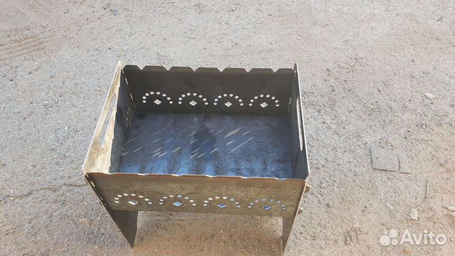 Мангал разборный из металла 2 мм