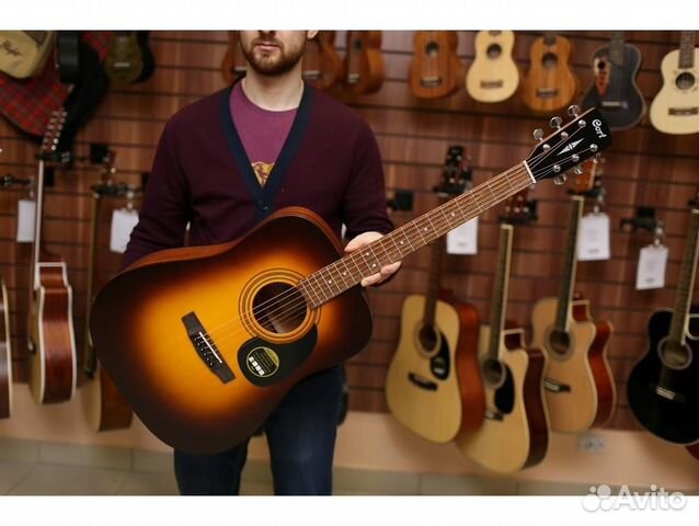 Cort AD810-SSB санберст акустическая гитара