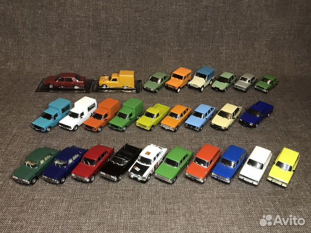 Модели автомобилей Москвич Азлк Иж 1:43
