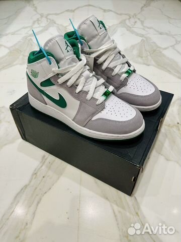 Air Jordan 1 Mid Pine Grey оригинал