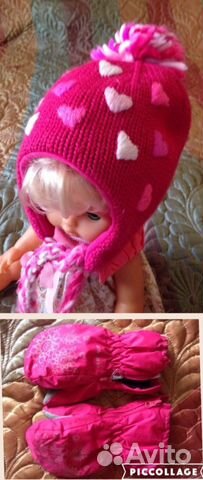 Шапочки для девочки (pазные размеры)