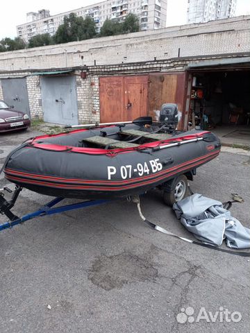 Лодка надувная Korsar с мотором Mercury