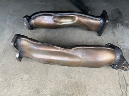 Труба выпускная Mercedes GLE 500 63AMG