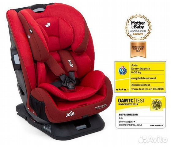 Автокресло 0-36кг изофикс Joie every stage Fx Merl
