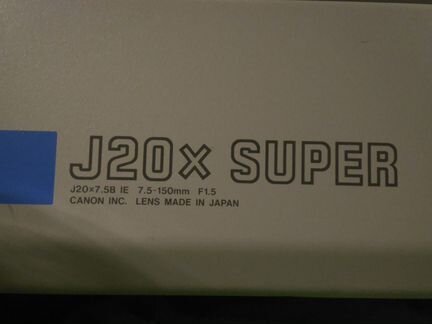 Оптика Canon J20x7.5 BE