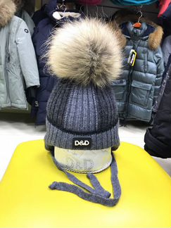 Новая зимняя шапка обхват головы 48-50, 52-54