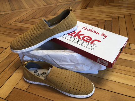 Слипоны текстильные Rieker