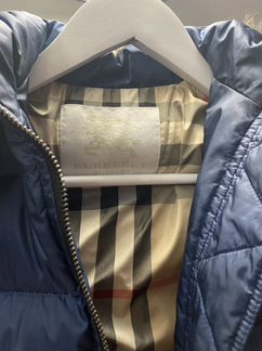Пуховик детский для девочки Burberry