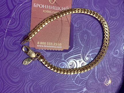 Золотой браслет Питон