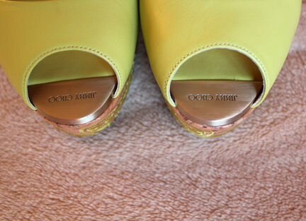 Босоножки Jimmy Choo светло-зеленые оригинал
