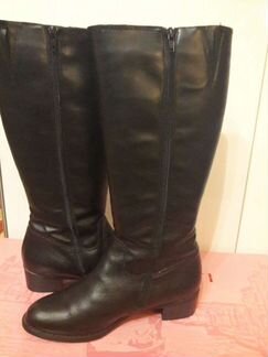 Сапоги кожаные