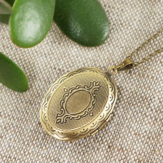 Медальон Зеленый агат (13х18мм)