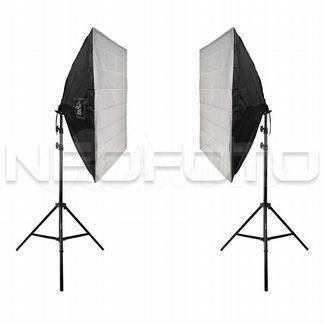 Комплект софтбоксов со стойками (без ламп) Grifon