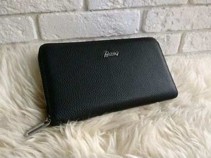 Мужской кошелёк кожаный клатч Вriоni
