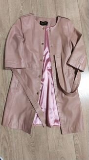 Кожаный тренч, р.42